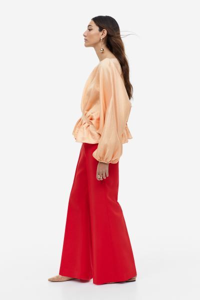 Pleated blouse | H&M (UK, MY, IN, SG, PH, TW, HK)