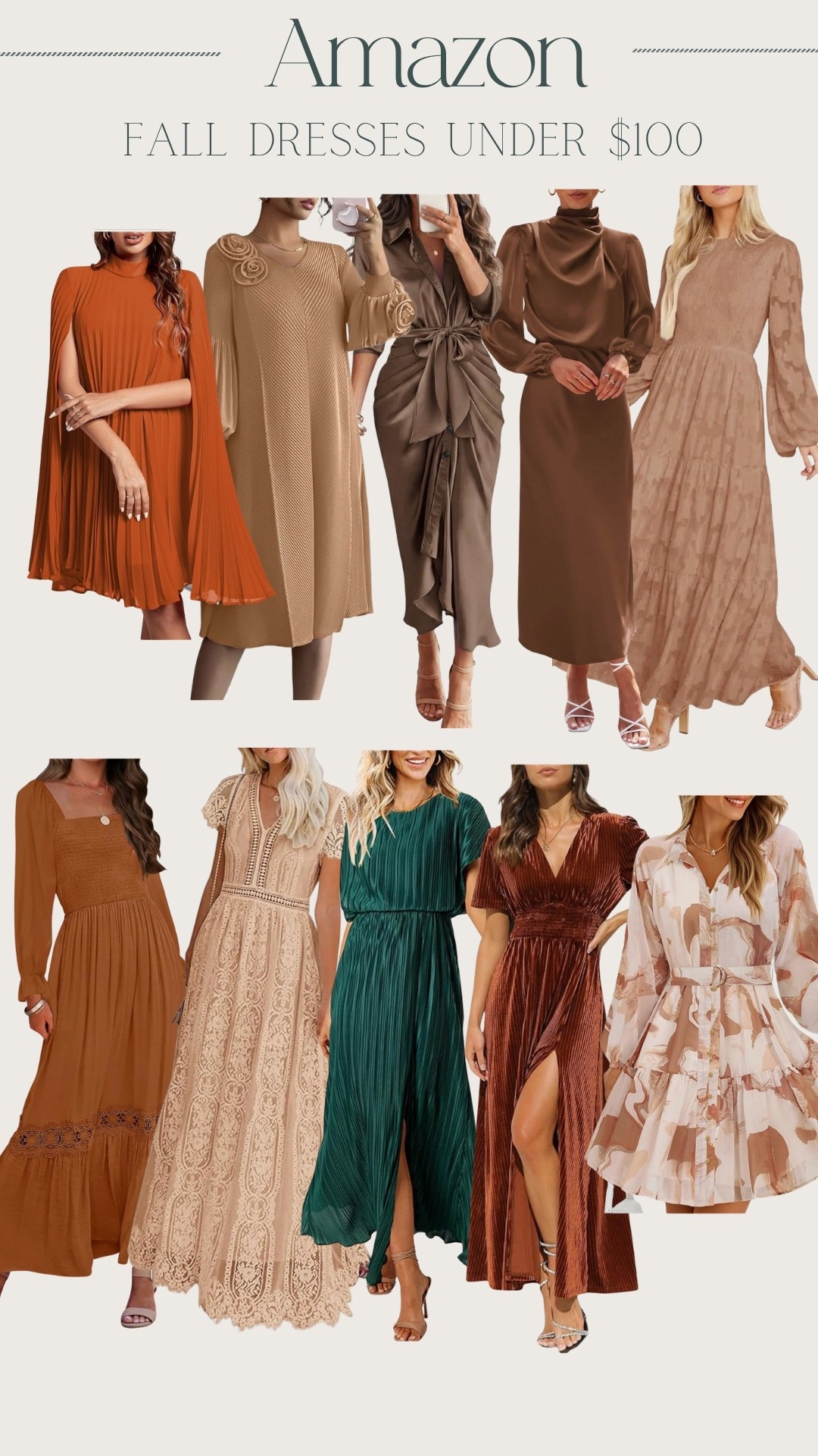 Amazon fall dresses under $100!
