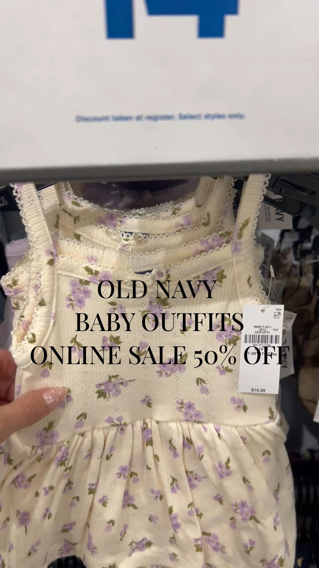 OLD NAVY 50% off ONLINE ONLY 


#LTKKids #LTKmomlife #LTKBaby