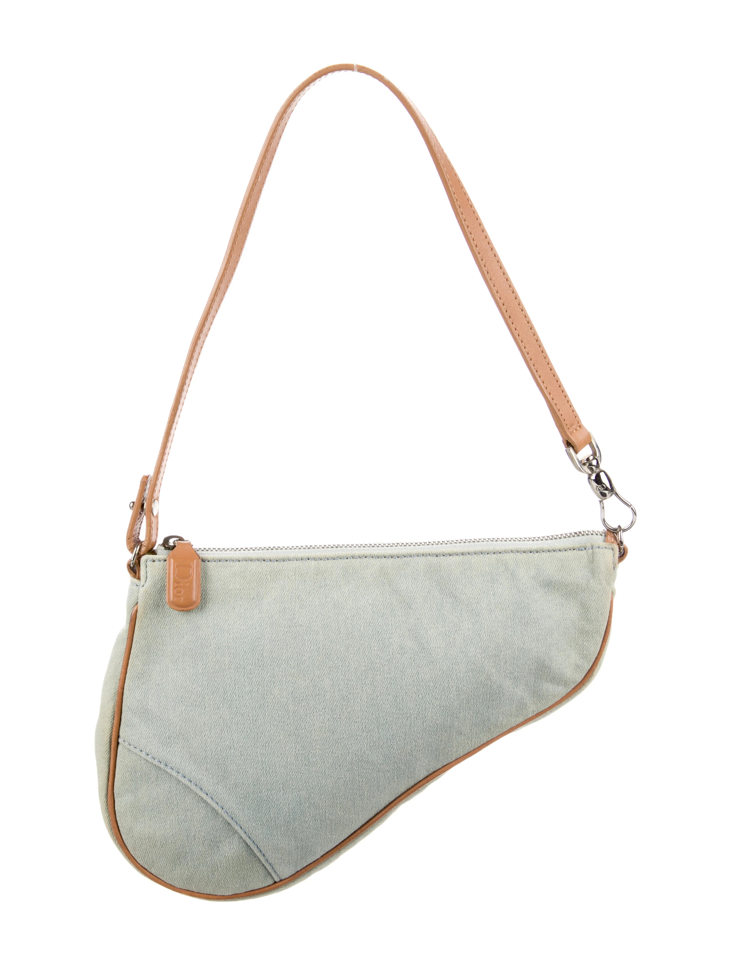 Denim Saddle Pochette | The RealReal