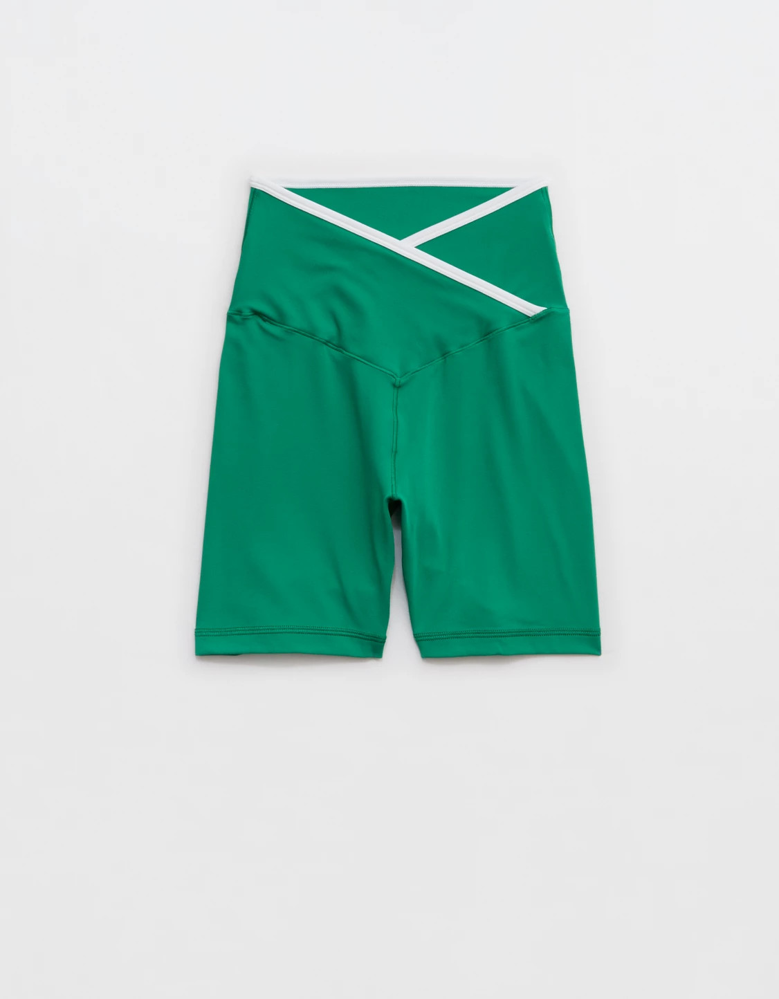 OFFLINE By Aerie Real Me Tipped Crossover High Waisted 5" Bike Short | Aerie