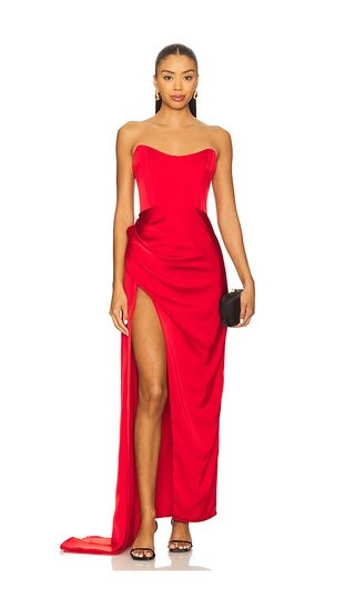 Katie May Bita Gown in Red. - size M | Revolve Clothing (Global)