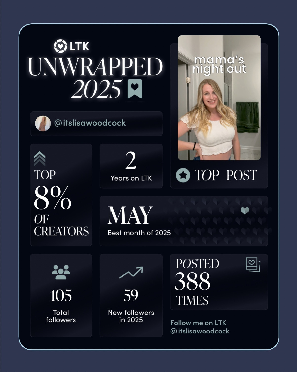 Honored to be in the top 8% of creators this year

Thank YOU so much for being here, I hope you enjoy this lil corner of the internet with me 🫶

#LTKmomlife #LTKFindsUnder50