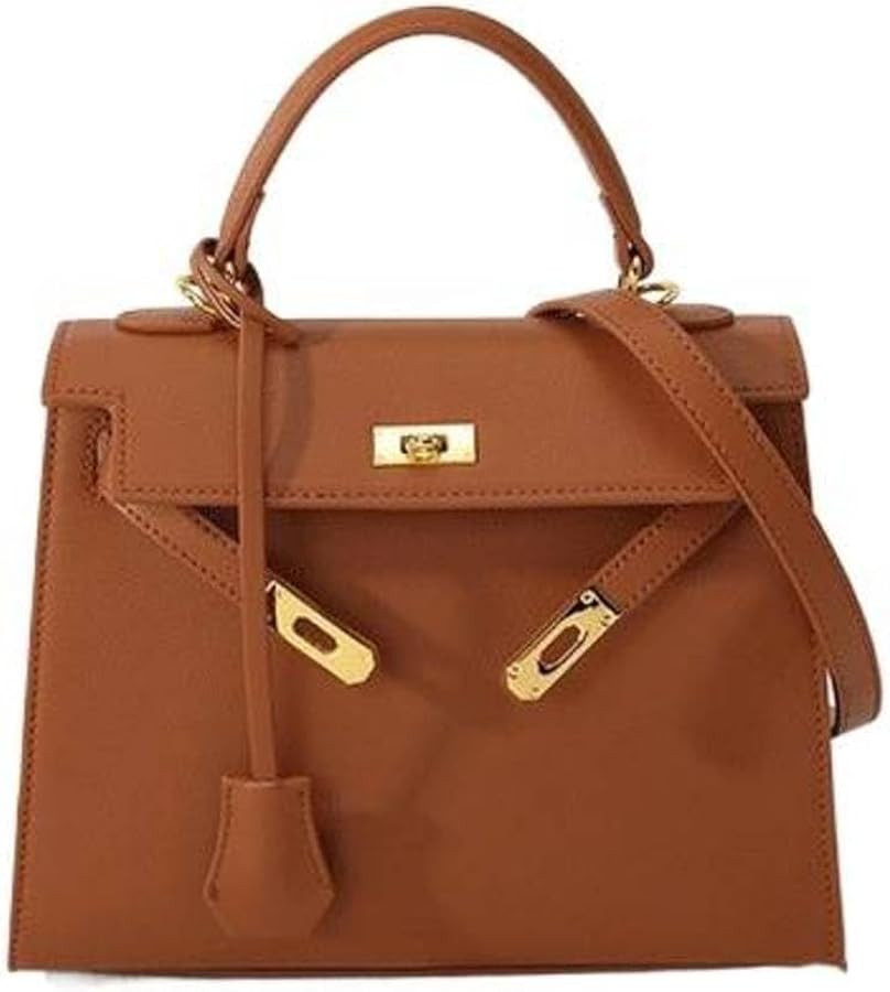 BAGLEV Palm print Kelly bag portable shoulder messenger bag for women urban versatile high fashio... | Amazon (CA)