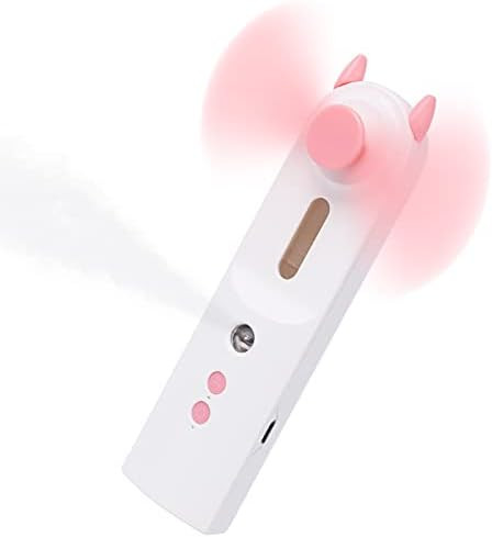 Mini Fan Water Sprayer with Mist, Portable Rechargeable Personal Misters Cooling Fan with USB on Des | Amazon (US)