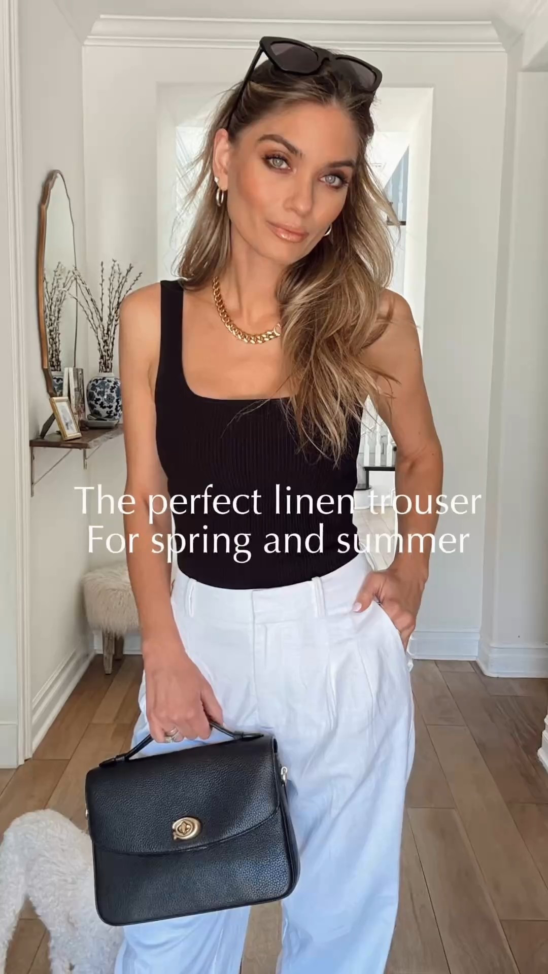 📣 white linen pants that are LINED! How many times have you seen a pair of linen pants only to realize they they’re totally see-through. So disappointing. These pants are fully lined so nothing will show 👌🏼 The high waist and pleating make them super flattering and they fall at a perfect length for heels or flats.

These run tru to size, I am wearing a size 2

#LTKOver40 #LTKStyleTip #LTKFindsUnder100