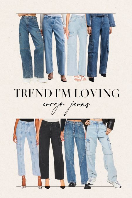 Trend I’m loving: cargo jeans 

Denim trends, denim trend, trending denim, jeans, trending jeans, spring trends, spring denim

#LTKunder100 #LTKstyletip #LTKSeasonal