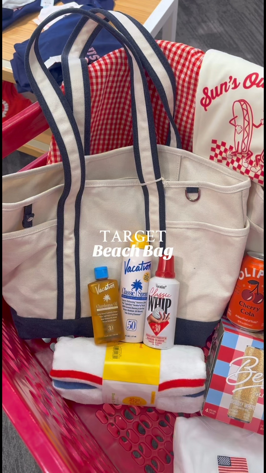 Build a Target Beach Bag with me ♥️🛄🤍

#LTKSwim #LTKSeasonal #LTKItBag