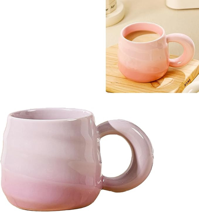 400ml Mug Original Tasse Cappuccino Couleurs Douces et Dégradées Tasses The Tasse a Cafe Forme ... | Amazon (FR)