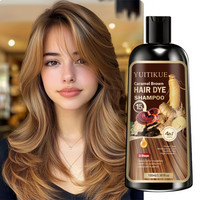 YUITIKUE Caramel Brown Hair Dye Shampoo - 4in1 Moisturizing Hair Color Shampoo Long-Lasting Hair Dye for All Hair Types | AliExpress (US)