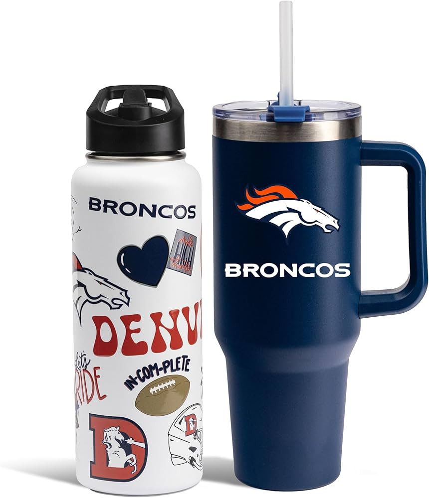The Memory Company Officially Licensed NFL 2-Pack Stainless Steel Tumbler Set, 34oz Team Spirit W... | Amazon (US)