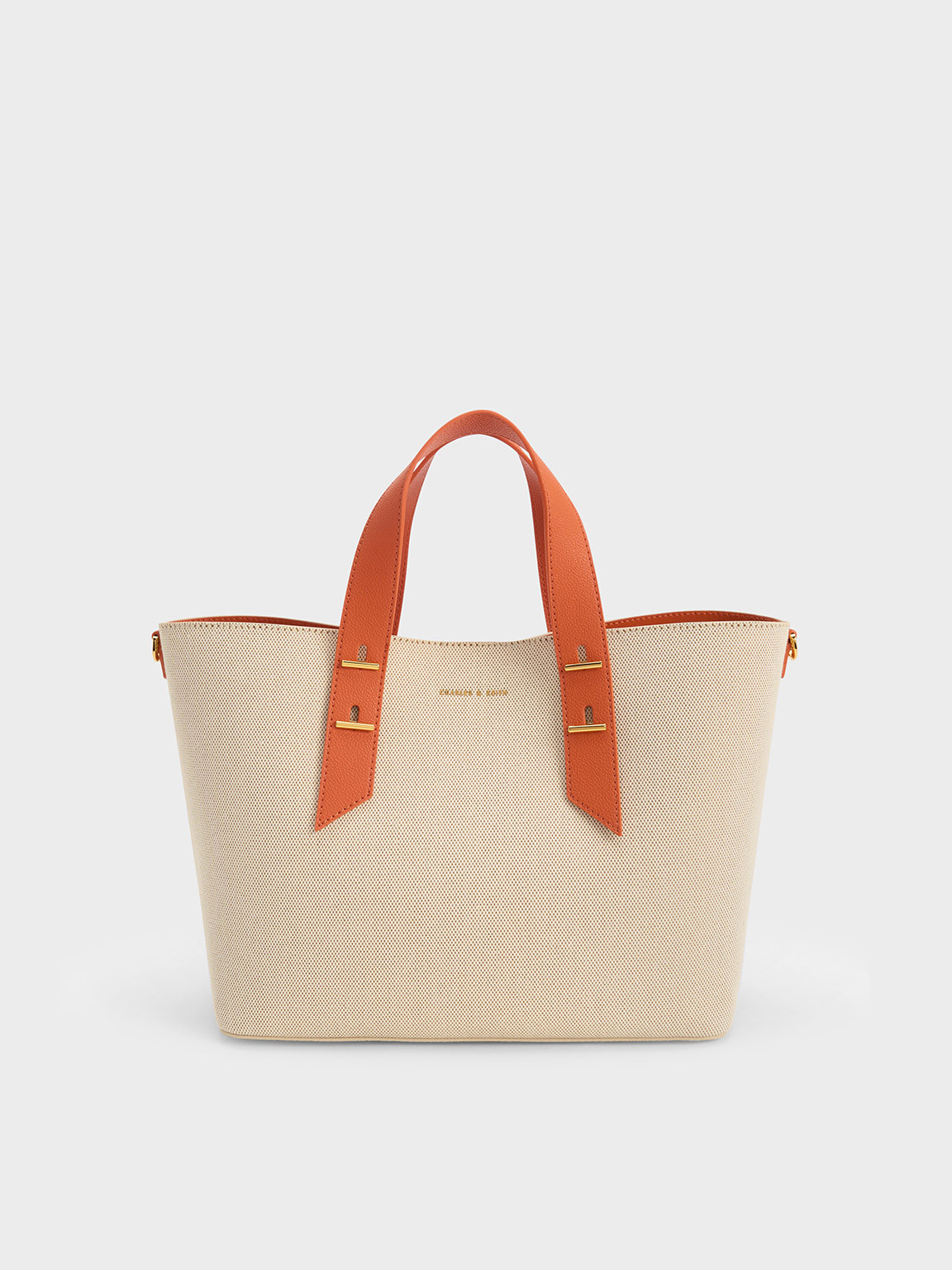 Orange Double Handle Hobo Bag | CHARLES & KEITH UK | Charles & Keith UK