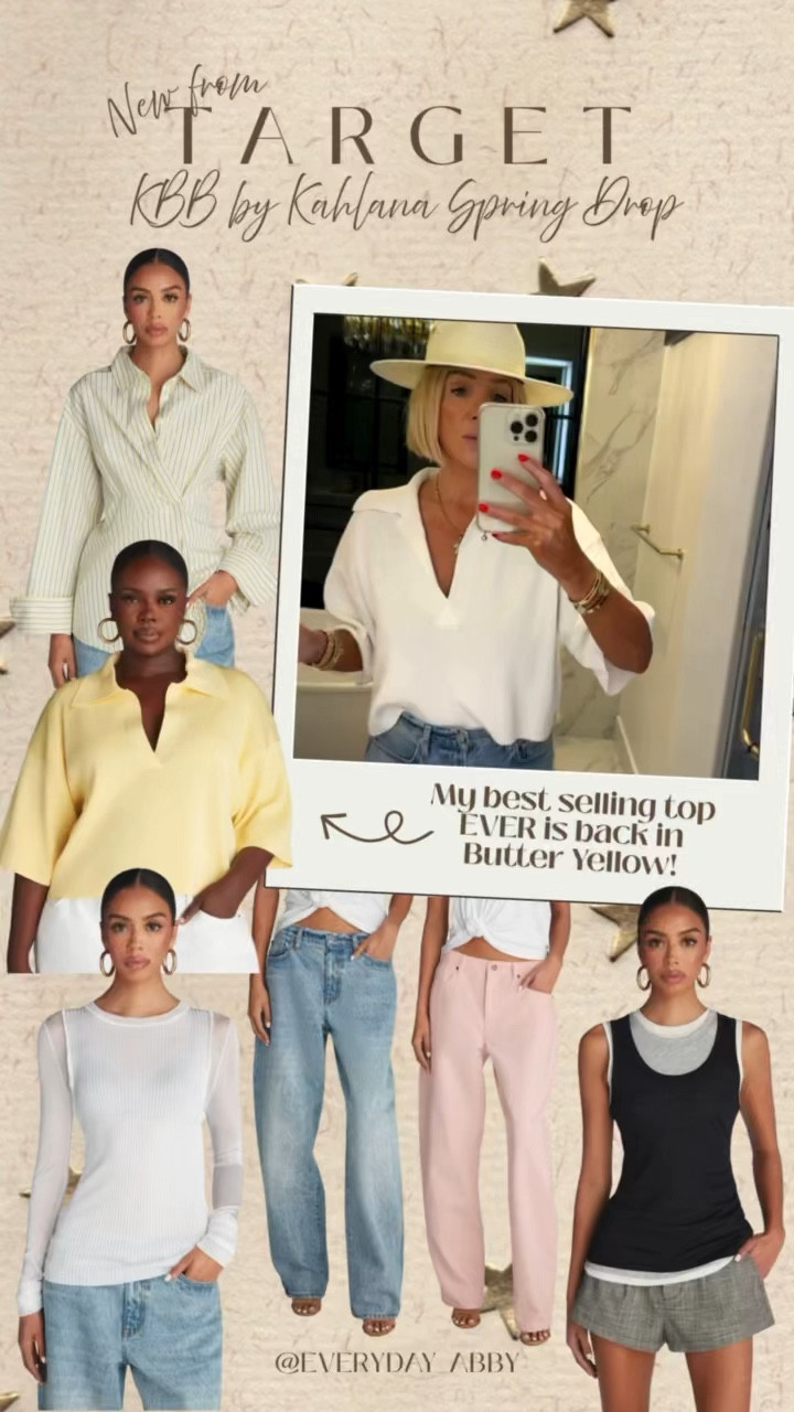 NEW beautiful butter yellow color perfect to spring/summer released today. 😍😍😍 I’m in a medium for a relaxed oversized fit 