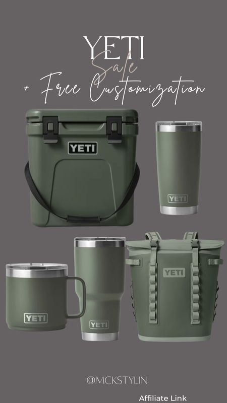 Yeti is having 20% off this collection + offering Free customization 
These would all make great Fathers Day gifts or graduation gifts 

#LTKMens #LTKGiftGuide #LTKSaleAlert