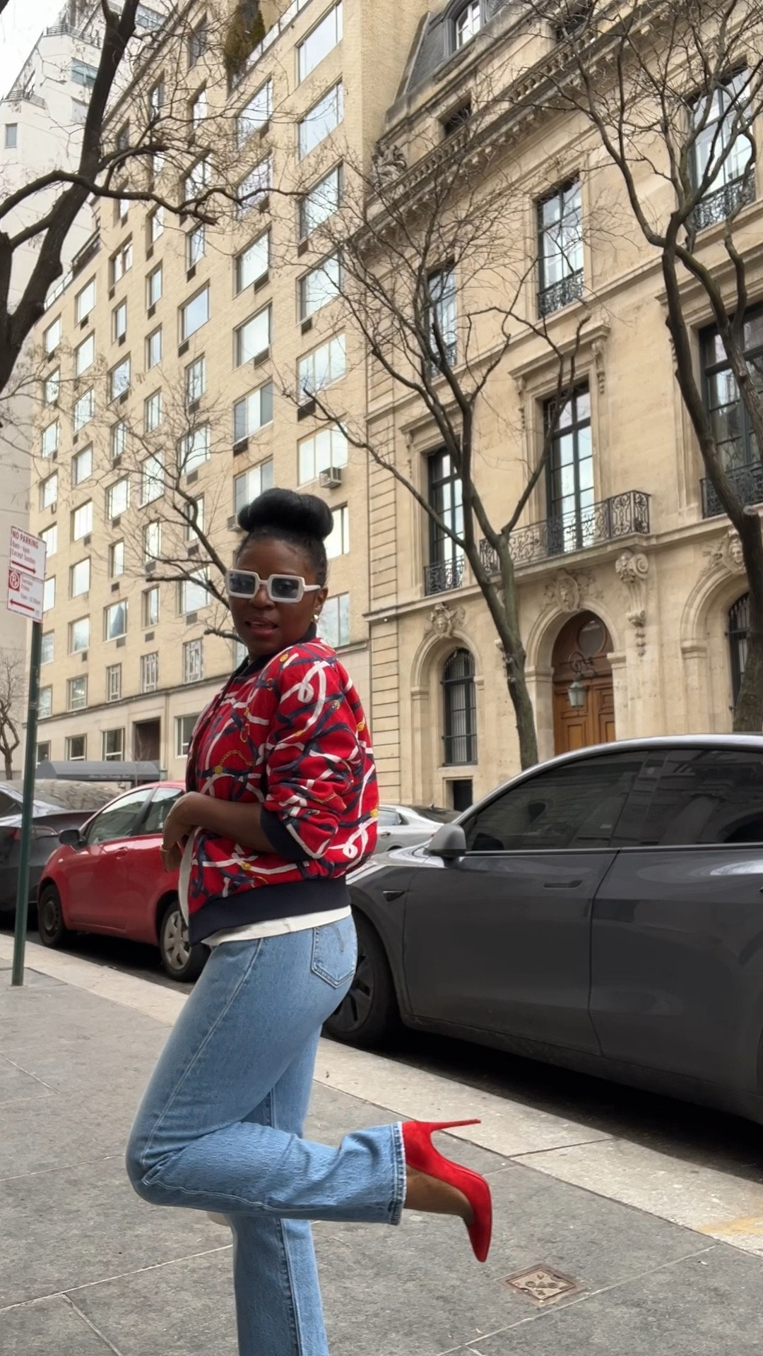 Styling my $24 thrifted jacket 