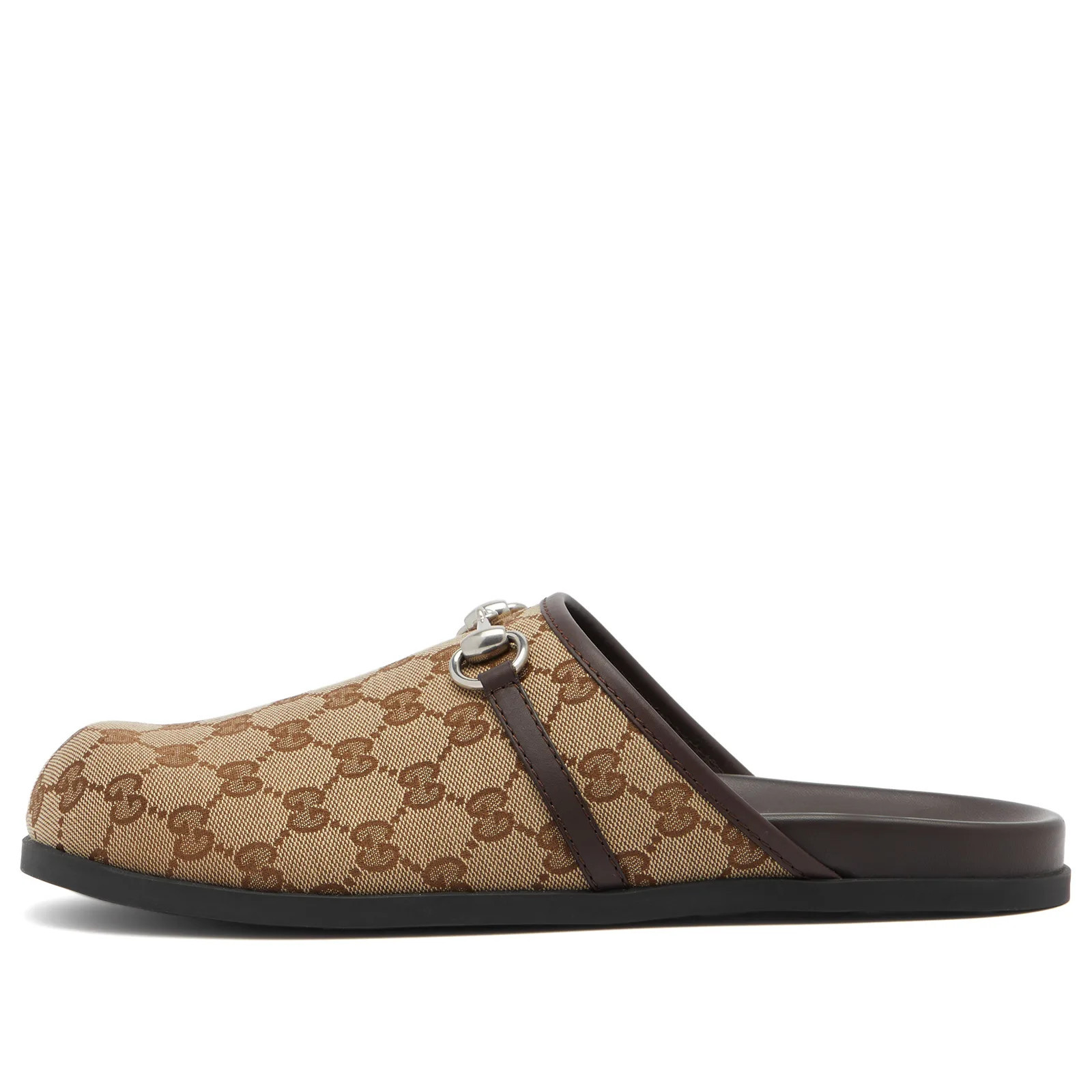 Gucci Men's Rhain GG Monogram Clog in Beige, Size UK 6 | END. Clothing | END. Clothing