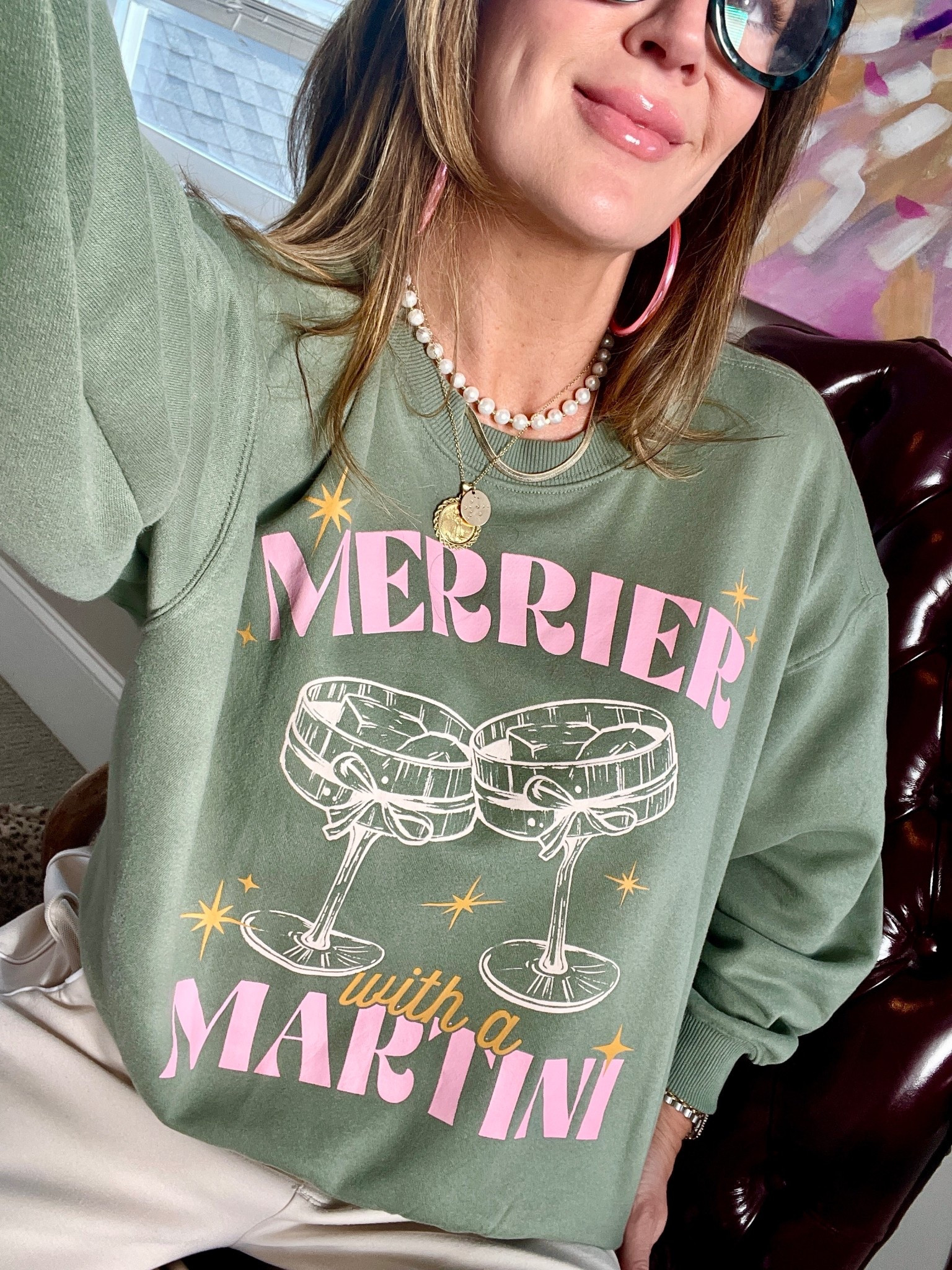 🍸 Target 🎯 is crushing it with the holiday sweatshirts!! Wearing a medium. Shorter and boxier just FYI. #targethaul #sweatshirts

#LTKGiftGuide #LTKFindsUnder50 #LTKHoliday