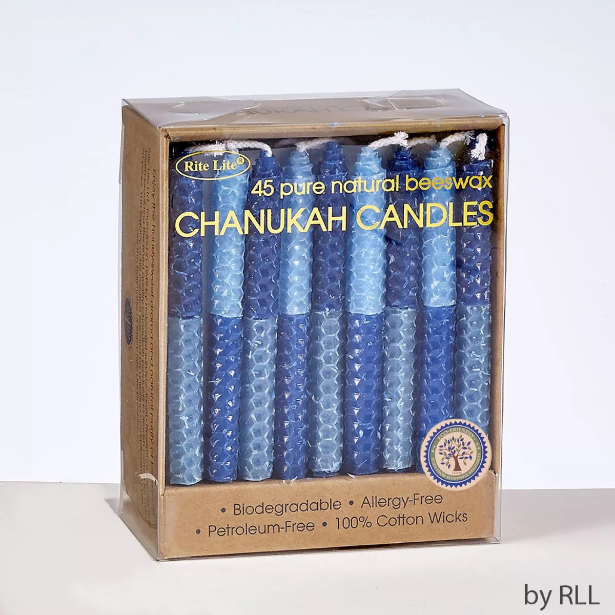 Rite Lite Two-Tone Honeycomb Beeswax  Candles - 4" - Blue - 45ct | Target
