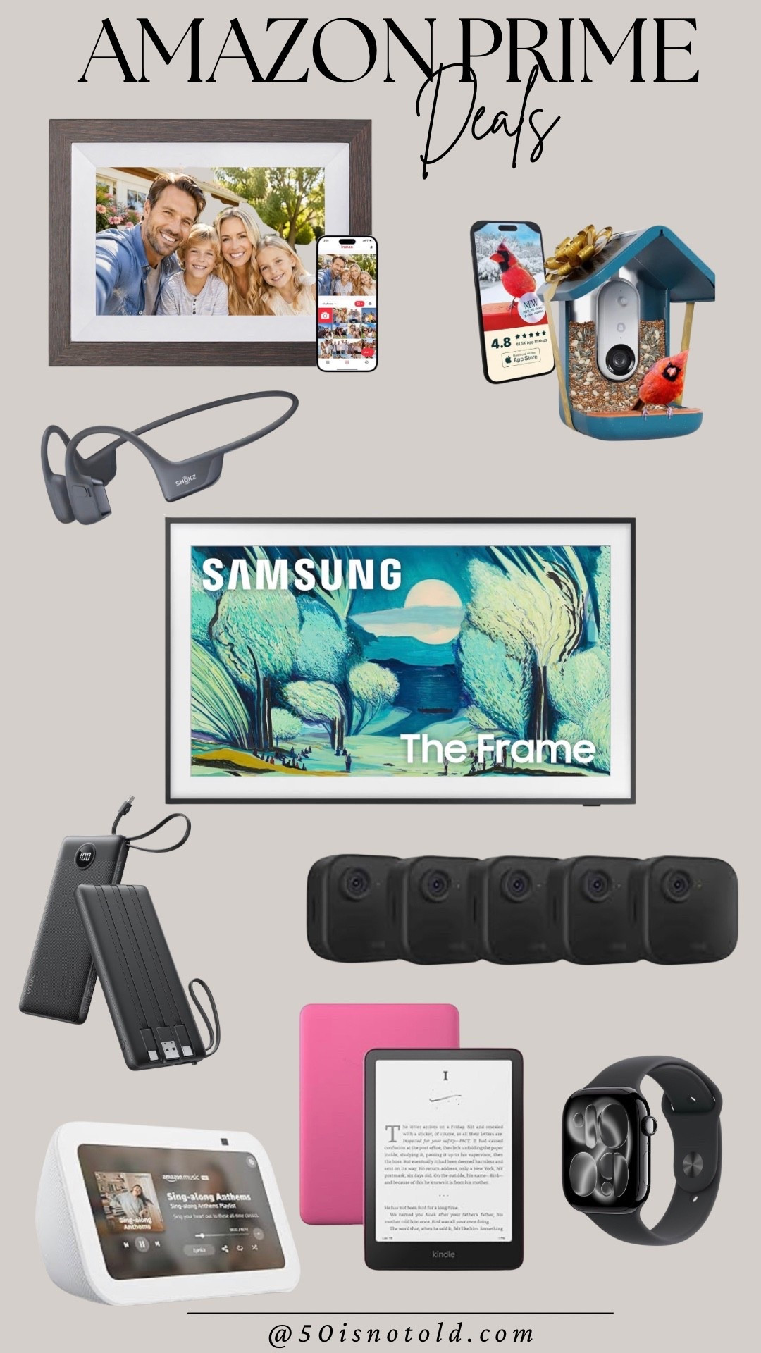Amazon Prime Deals electronics! Frame tv | portable charger | home security system | bird feeder | Kindle

#LTKHome #LTKSaleAlert