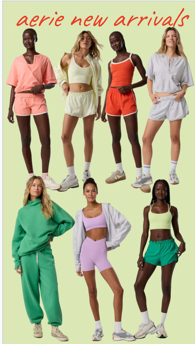 Aerie new arrivals!
........
Colorful workout looks colorful shorts running shorts green shorts casual look casual outfit travel outfit gym look gym outfit hoodie aerie bestsellers aerie haul aerie finds sweatsuit short sleeve tee leggings sports bra biker shorts workout tank running tank running outfit loose outfit loose sweatpants loose sweatshirt aerie shorts aerie hoodie airplane outfit airplane look plane outfit travel look roadtrip outfit roadtrip look coral shorts summer sweater summer trends casual outfit summer outfit spring trends spring outfit sweatshirt fleece shorts fleece shirt 

#LTKActive #LTKfitnessgoals #LTKTravel