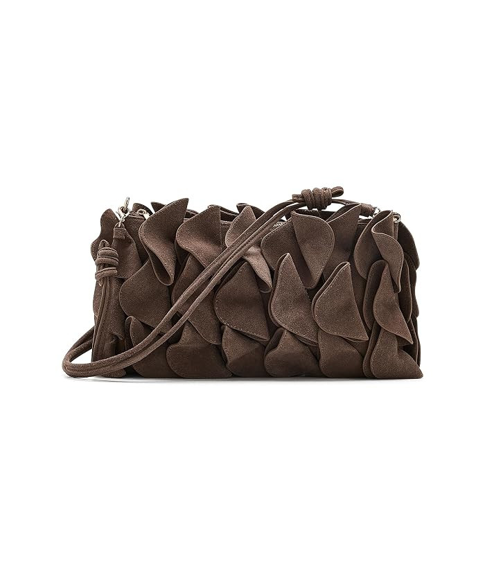 FARM Rio Suede Flower Clutch Bag Handbags Sand: One Size | Zappos.com