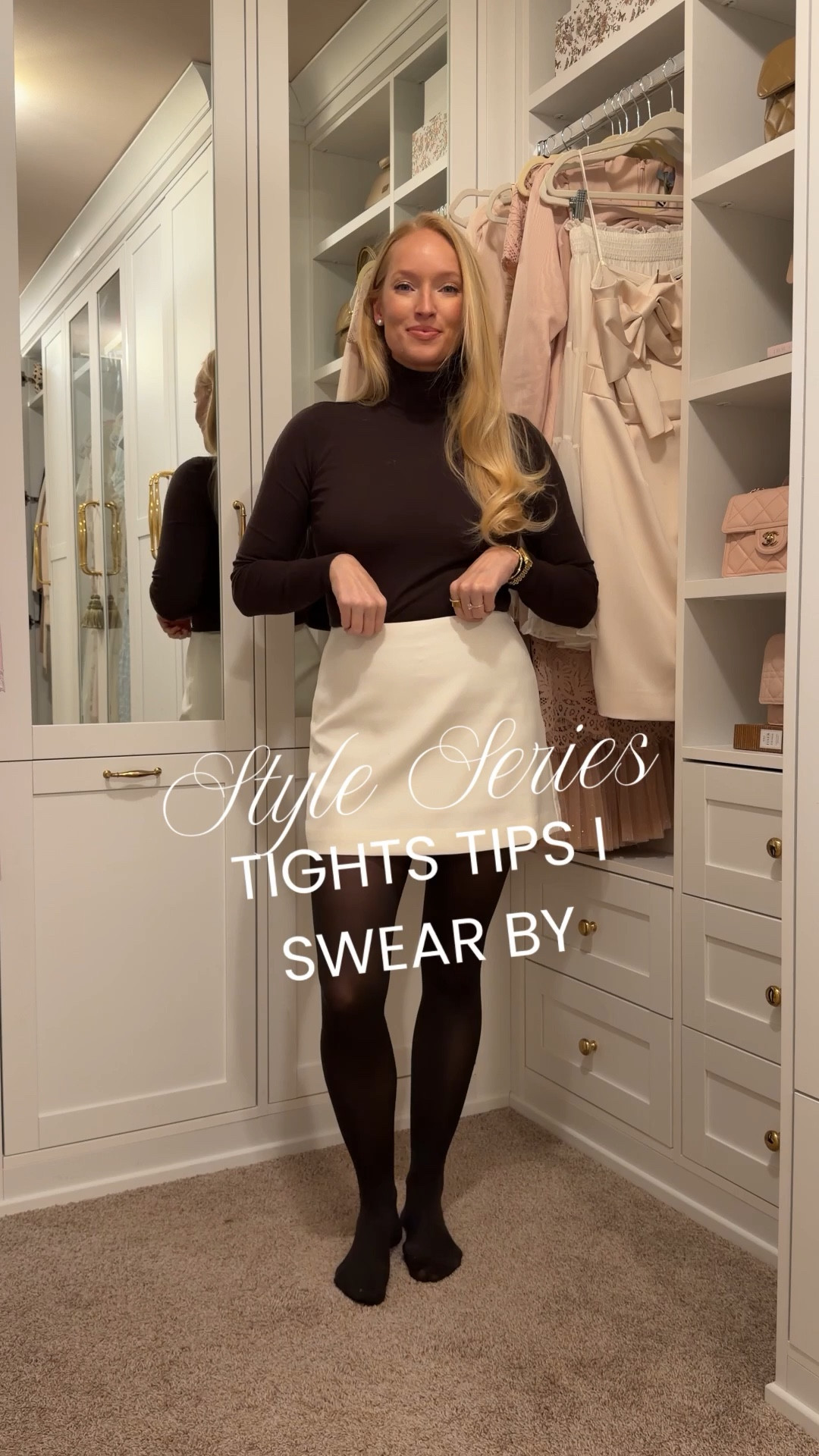 Tights // chocolate turtleneck // ivory wool skirt // chocolate knee high boots // camel wrap coat // 

#LTKSeasonal #LTKootd