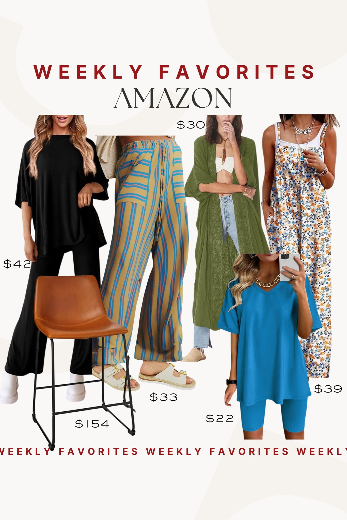 Rounding up this weeks amazon favorites! These recent amazon finds are fire - the free people look for less are so cute!!

Weekly favorites, amazon finds, amazon fashion, amazon matching sets, home finds

#LTKfindsunder100 #LTKstyletip #LTKfindsunder50