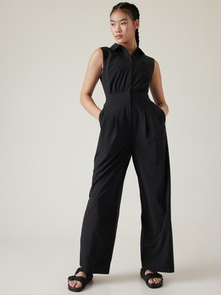 Brooklyn Heights Wide Leg Jumpsuit | Athleta Canada