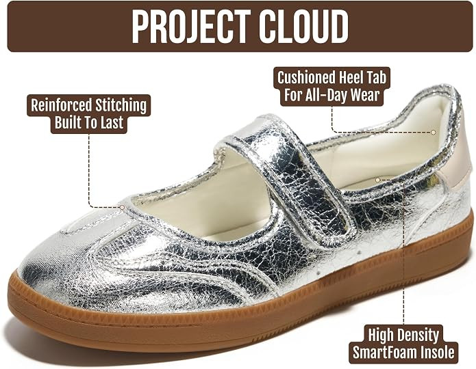Project Cloud Mary Jane Shoes, Comfortable Fashion Sneakers for Women | Amazon (US)
