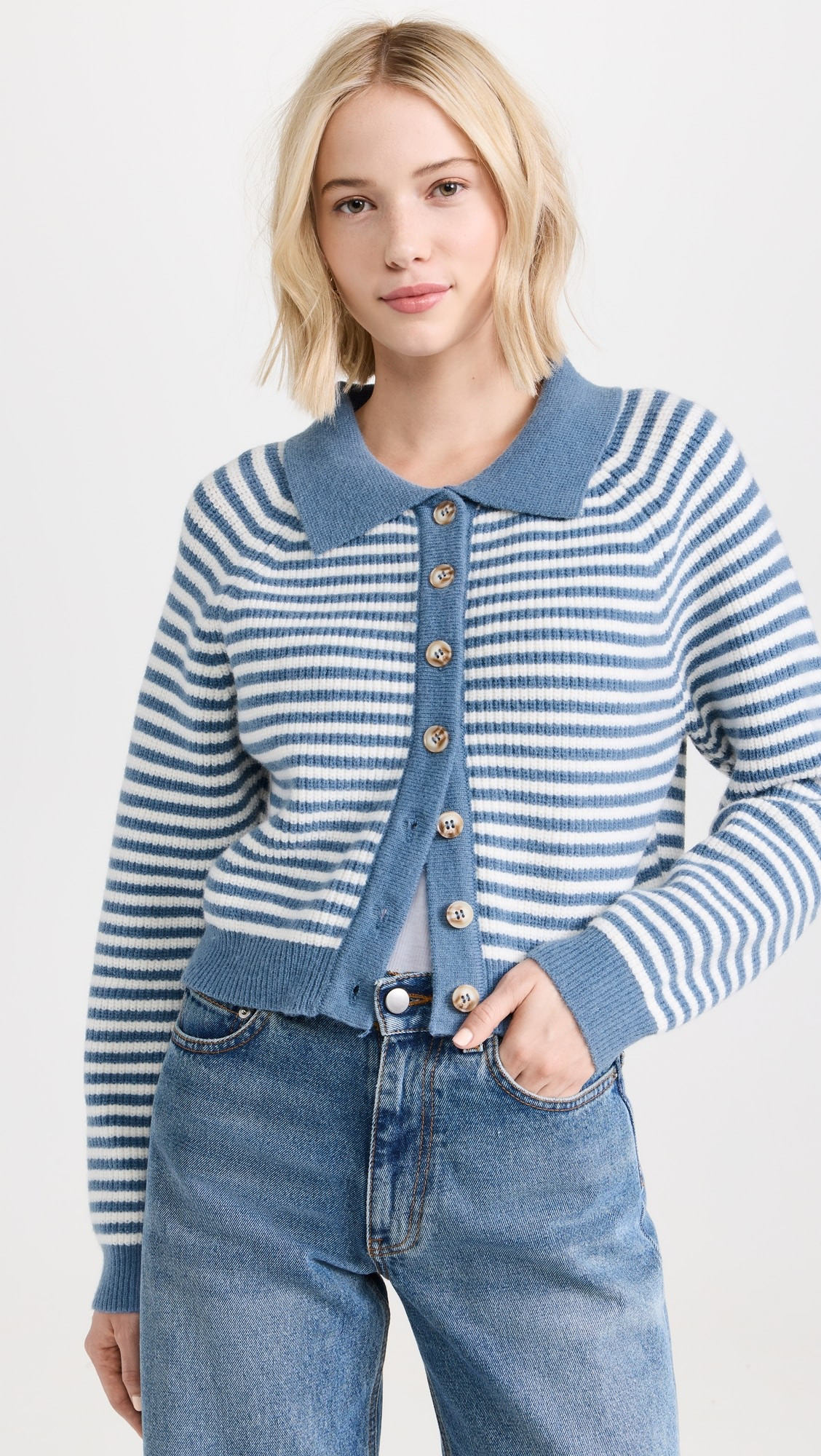 Coastal Stripe Cardigan | Shopbop