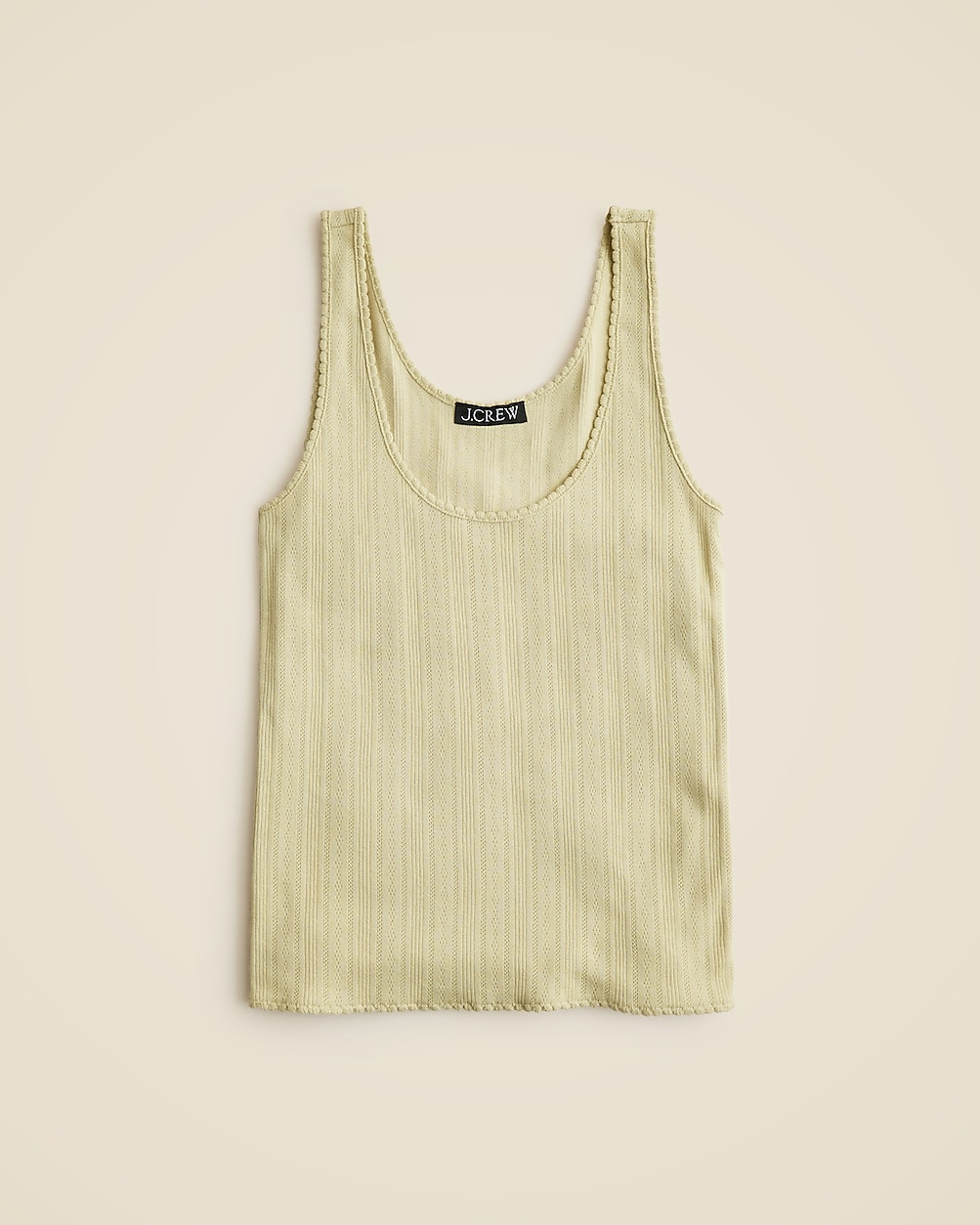 Pointelle tank top | J. Crew US