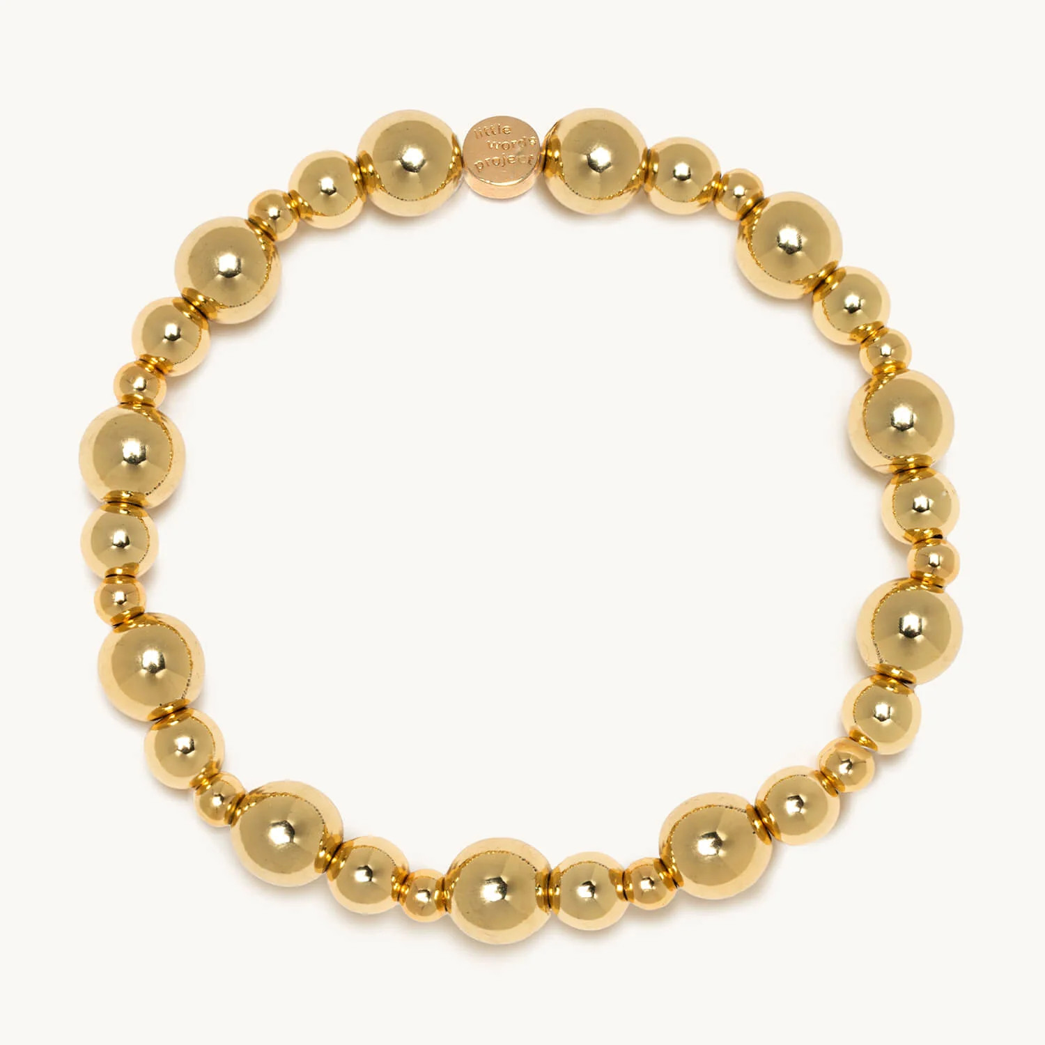 Gold Bubbles Bracelet Base | Little Words Project