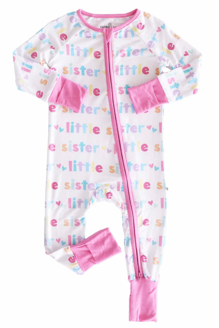 Little Sister Convertible Zip Romper | Caden Lane