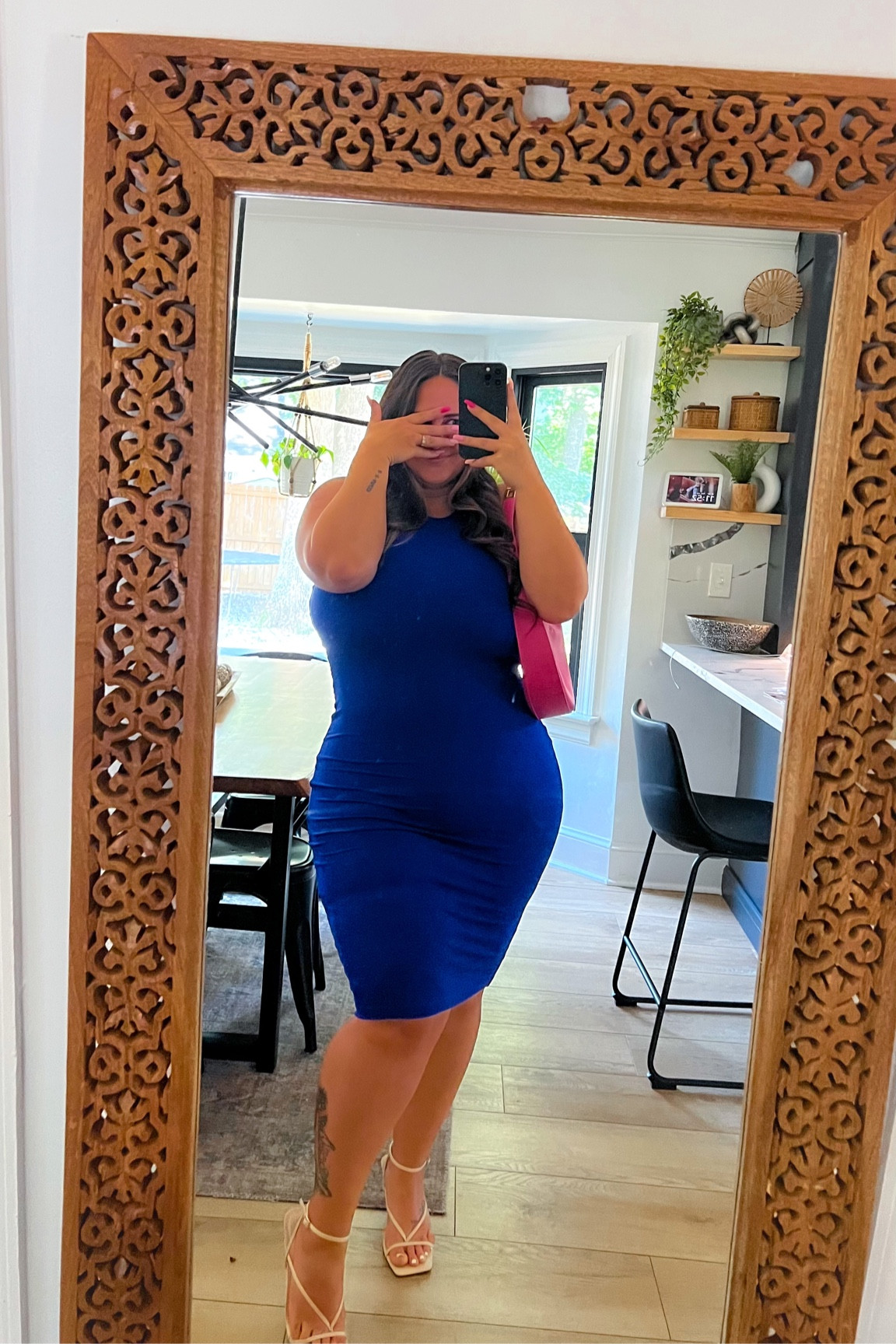 The viral shapewear dress is ON SALE and this hi-neck style is my favorite because it can be dresses up or down for so many occasions! INCLUDING WORK! 

I’m typically a size 14 or XL , 38J bust and I am in an XL in this. 

#shapewear #dress #workwear #falloutfits #officeoutfits #fullbust #brafree #ltkworkwear 

#LTKplussize #LTKsalealert #LTKmidsize