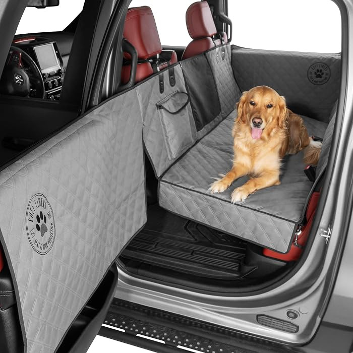 XL Back Seat Extender for Dogs, Gray \u2013 As Seen on Shark Tank \u2013 Flat Bridge Platform for... | Amazon (US)