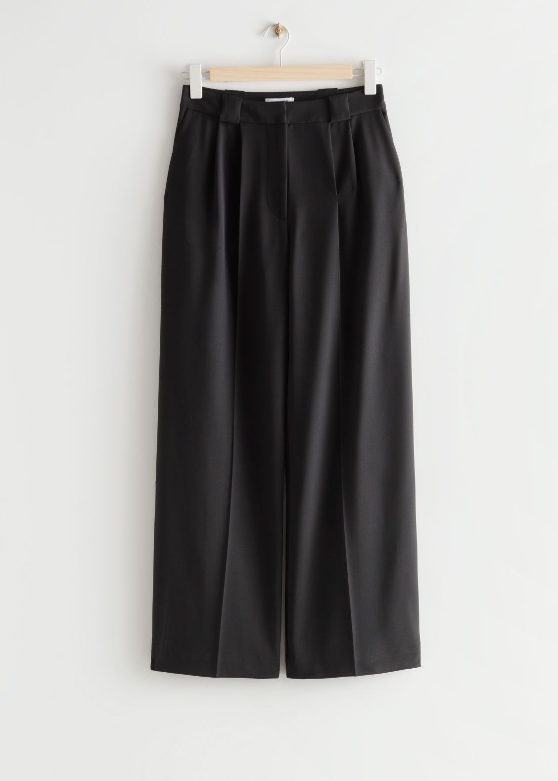 Relaxed Press Crease Trousers - Black - & Other Stories | & Other Stories US