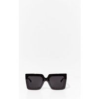 Womens Statement Oversized Square Sunglasses - Black - One Size, Black | NastyGal (UK, IE)