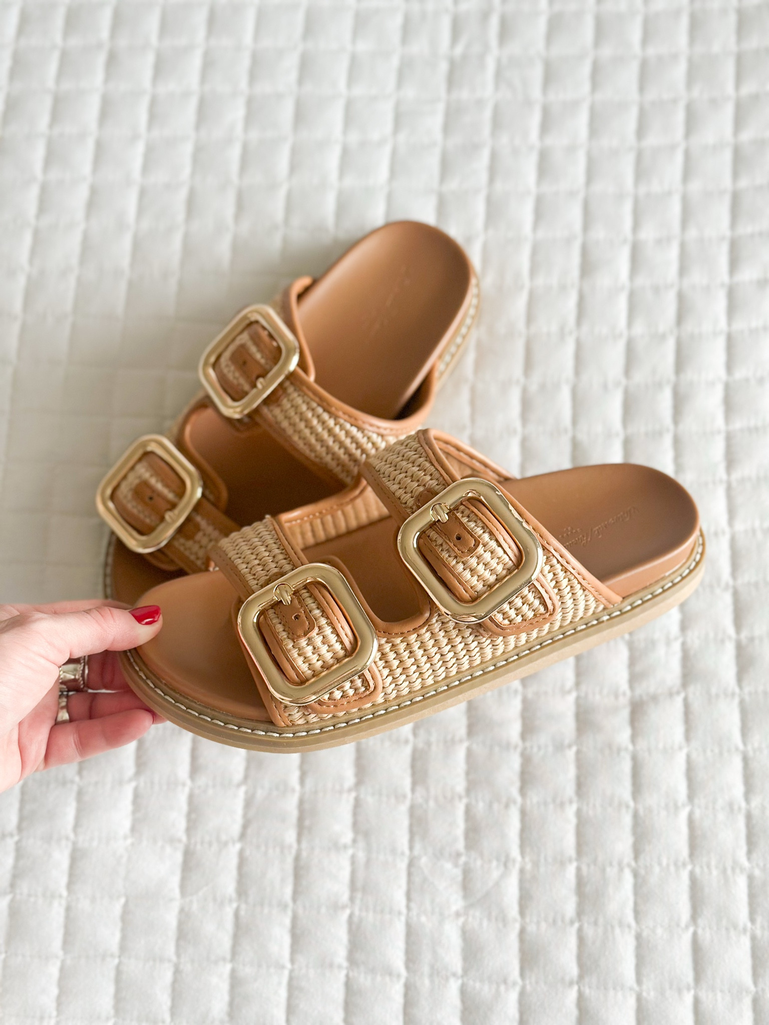 THE sandal you wear over and over again! Great for the resort, pool, day to day and beyond.  They do come in other color options too. True to size. 

#LTKSeasonal #LTKFindsUnder50 #LTKStyleTip