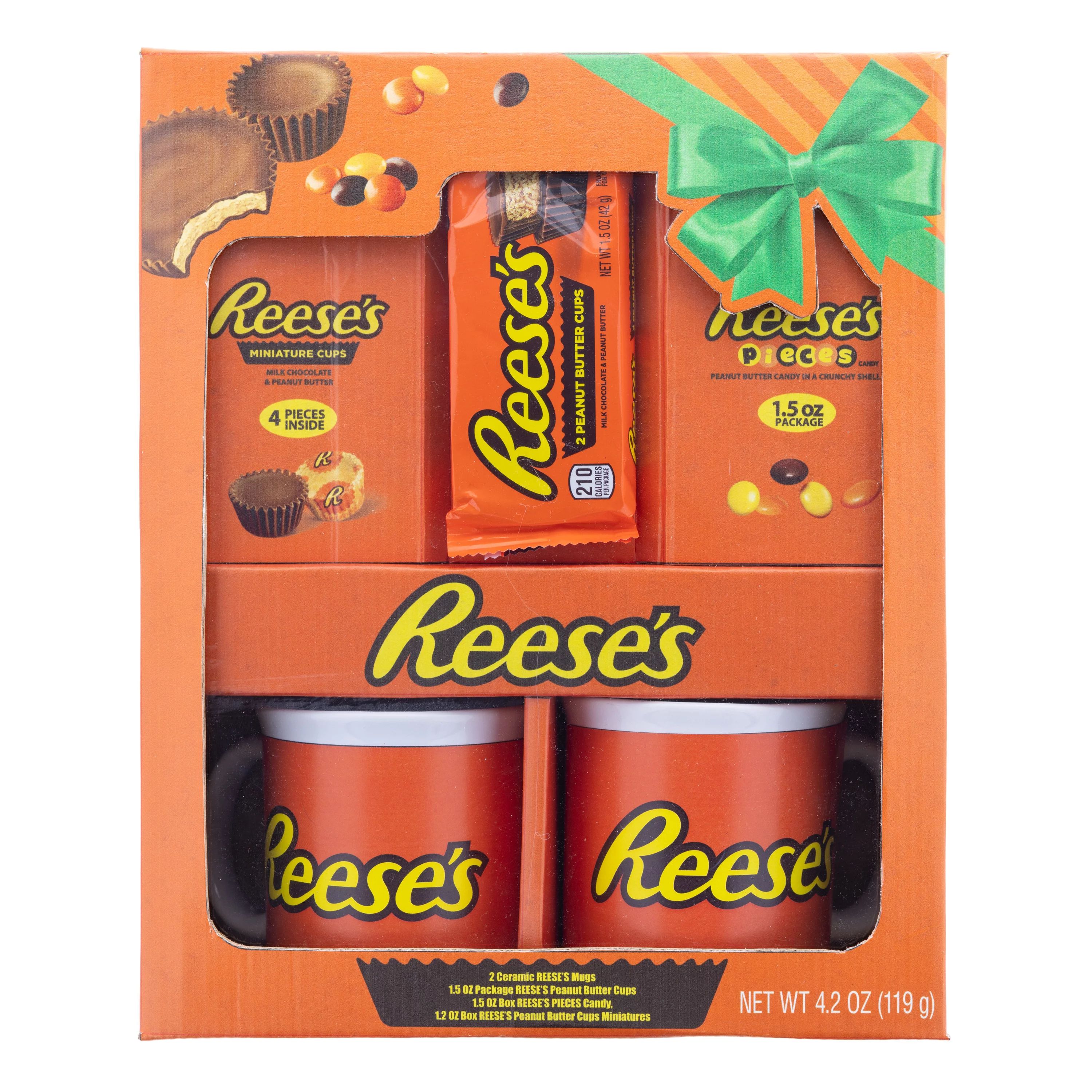 Hershey Reese's Lovers 2 Count Mug Gift Set with Chocolate. 4.2 oz | Walmart (US)