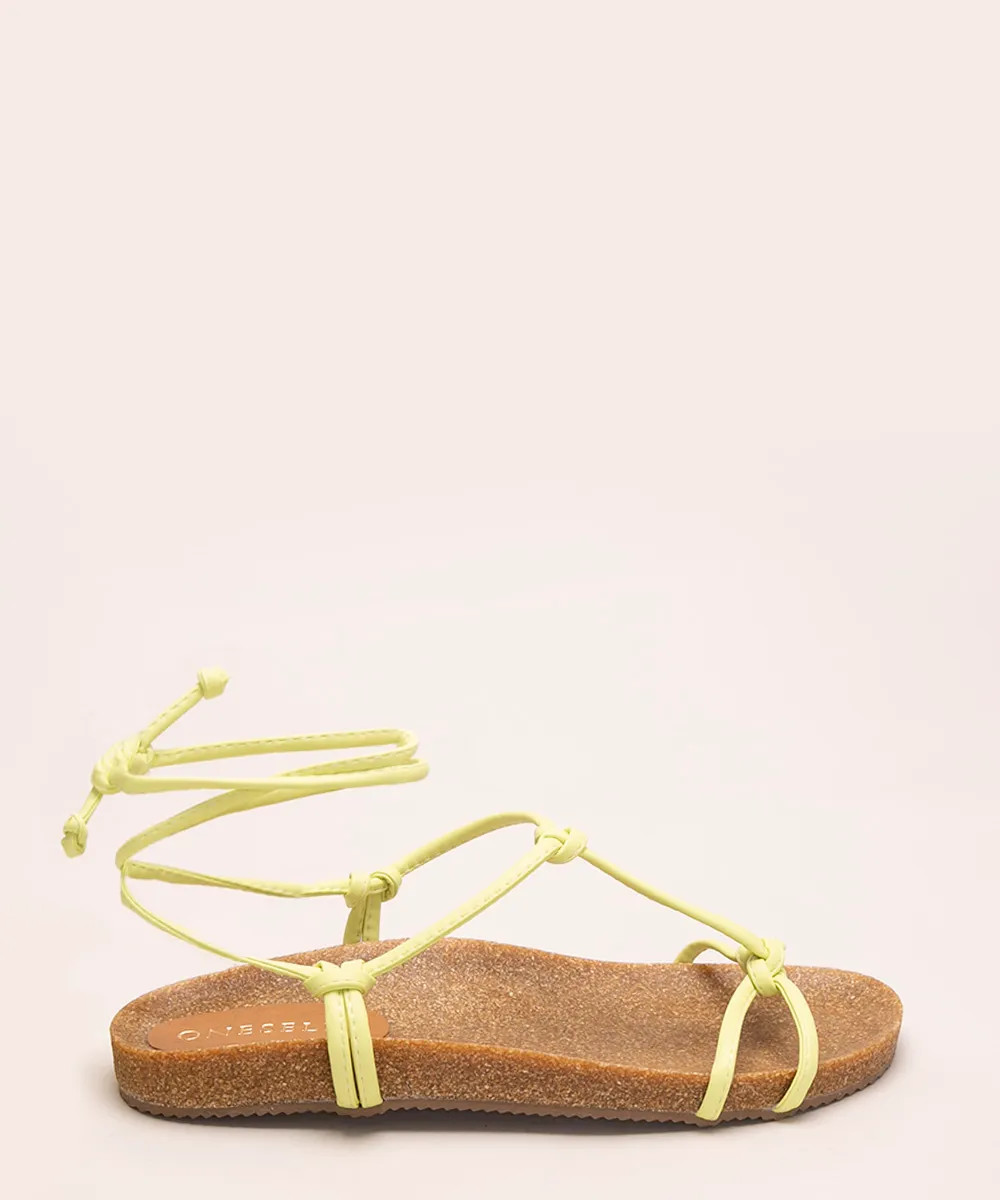 rasteirinha amarração oneself  verde | C&A (BR)