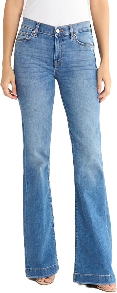 7 for All Mankind Women's Dojo Trouser Flare Jean | Amazon (US)