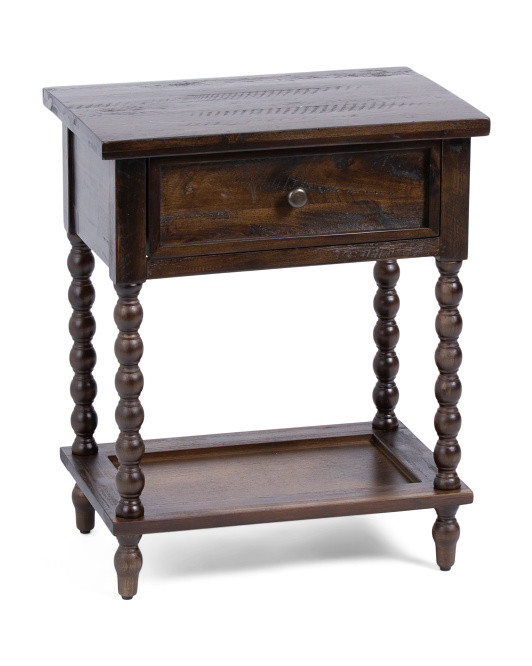 20x13x24 Spindle Legs Side Table | TJ Maxx