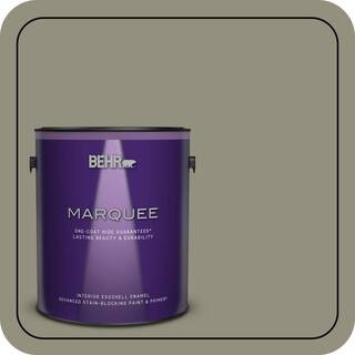 1 gal. #N350-5 Muted Sage One-Coat Hide Eggshell Enamel Interior Paint & Primer | The Home Depot
