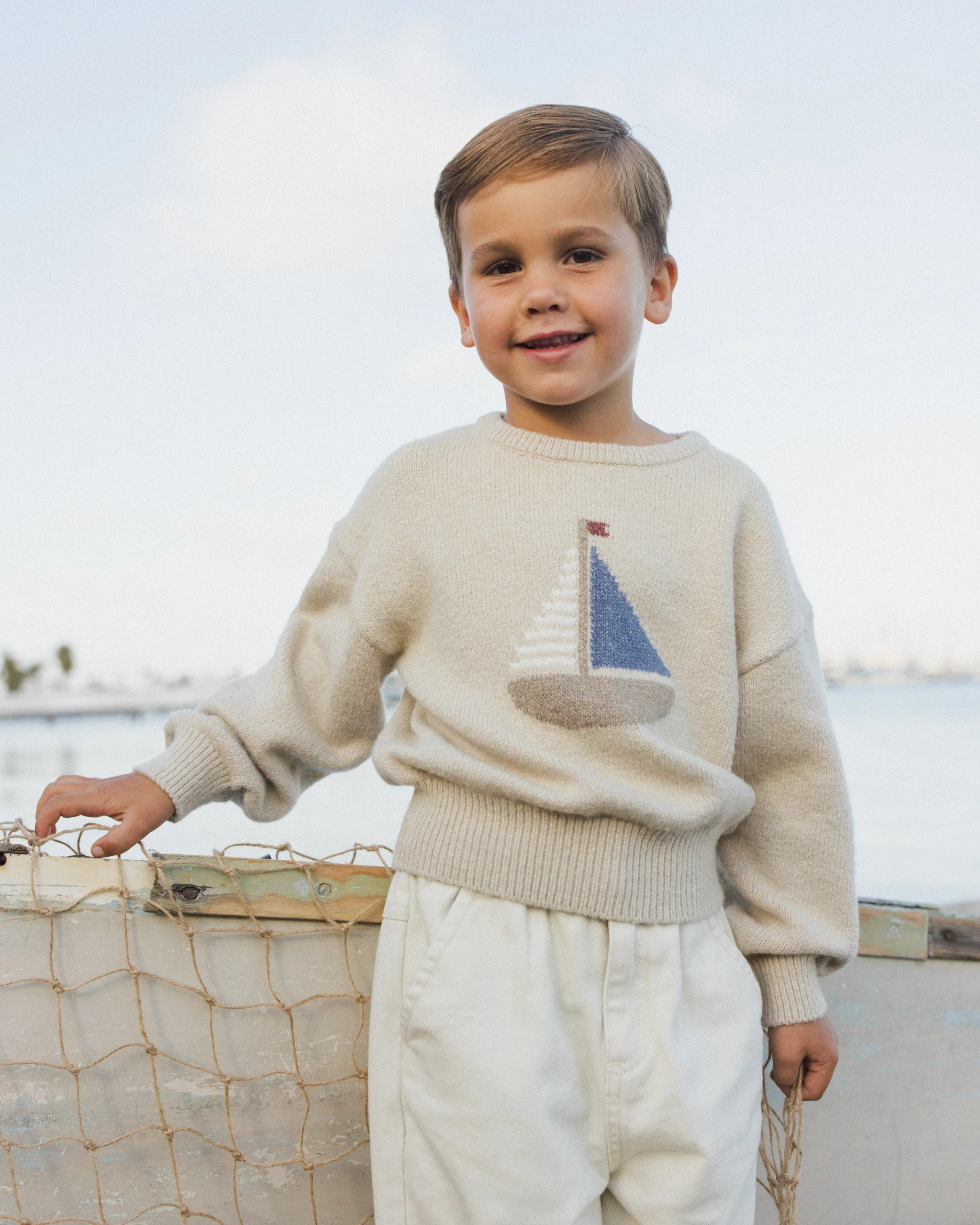 Aspen Sweater Sailboat | Rylee + Cru