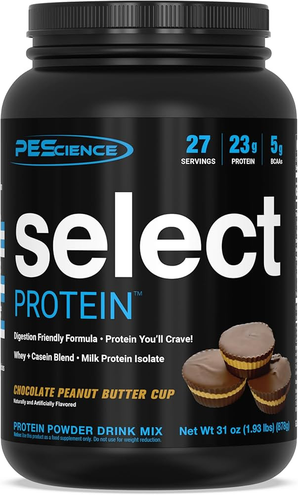 PEScience Select Low Carb Protein Powder, Chocolate Peanut Butter Cup, 27 Serving, Keto Friendly ... | Amazon (US)