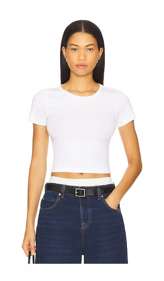 Baby Tee in White | Revolve Clothing (Global)