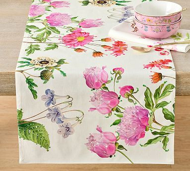 Cynthia Rowley Botanical Garden Table Runner | Pottery Barn (US)