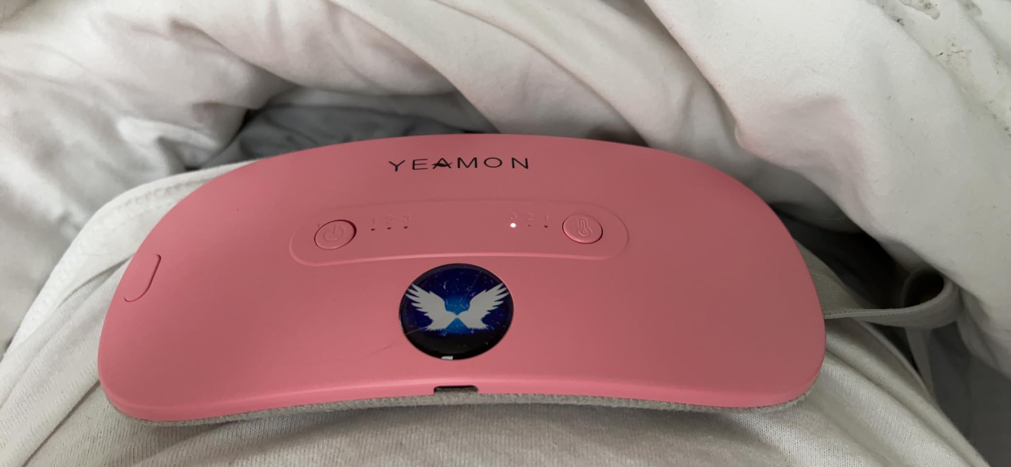 Portable Cordless Heating Pad, Electric Waist Belt Device, Fast Heating Pad with 3 Heat Levels an... | Amazon (US)