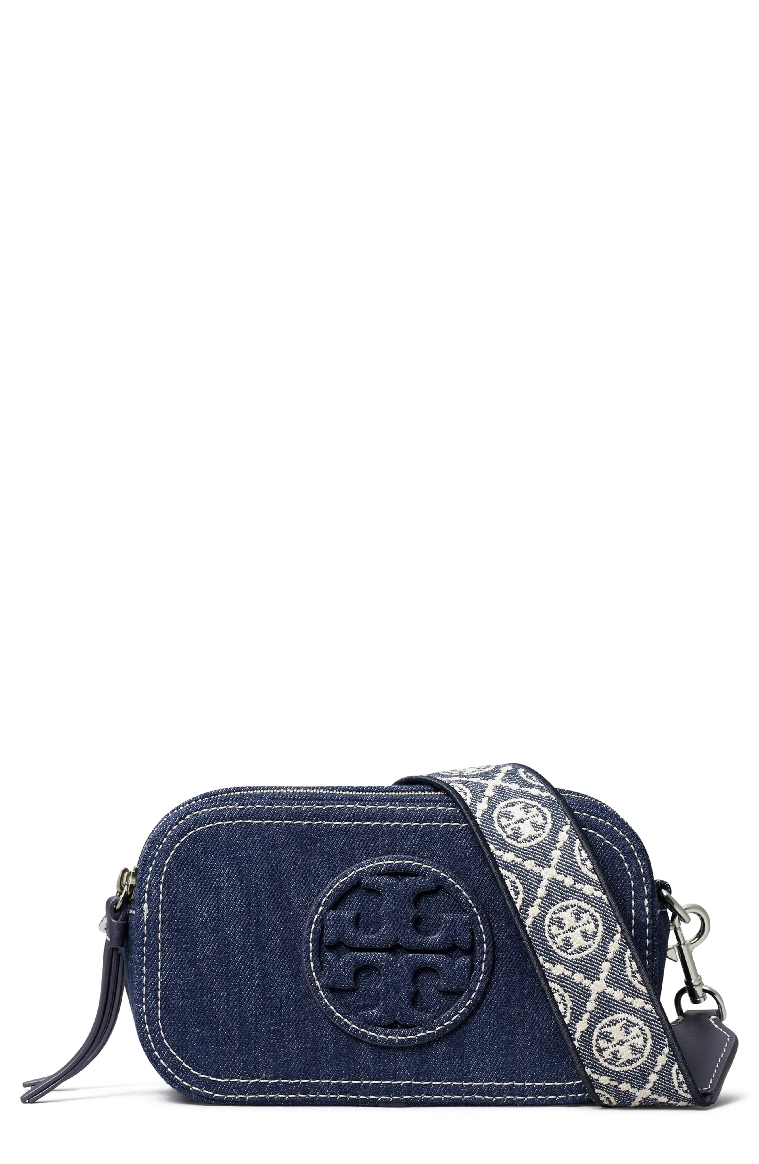 Tory Burch Mini Miller Denim Crossbody Bag (Women) | Nordstrom | Nordstrom