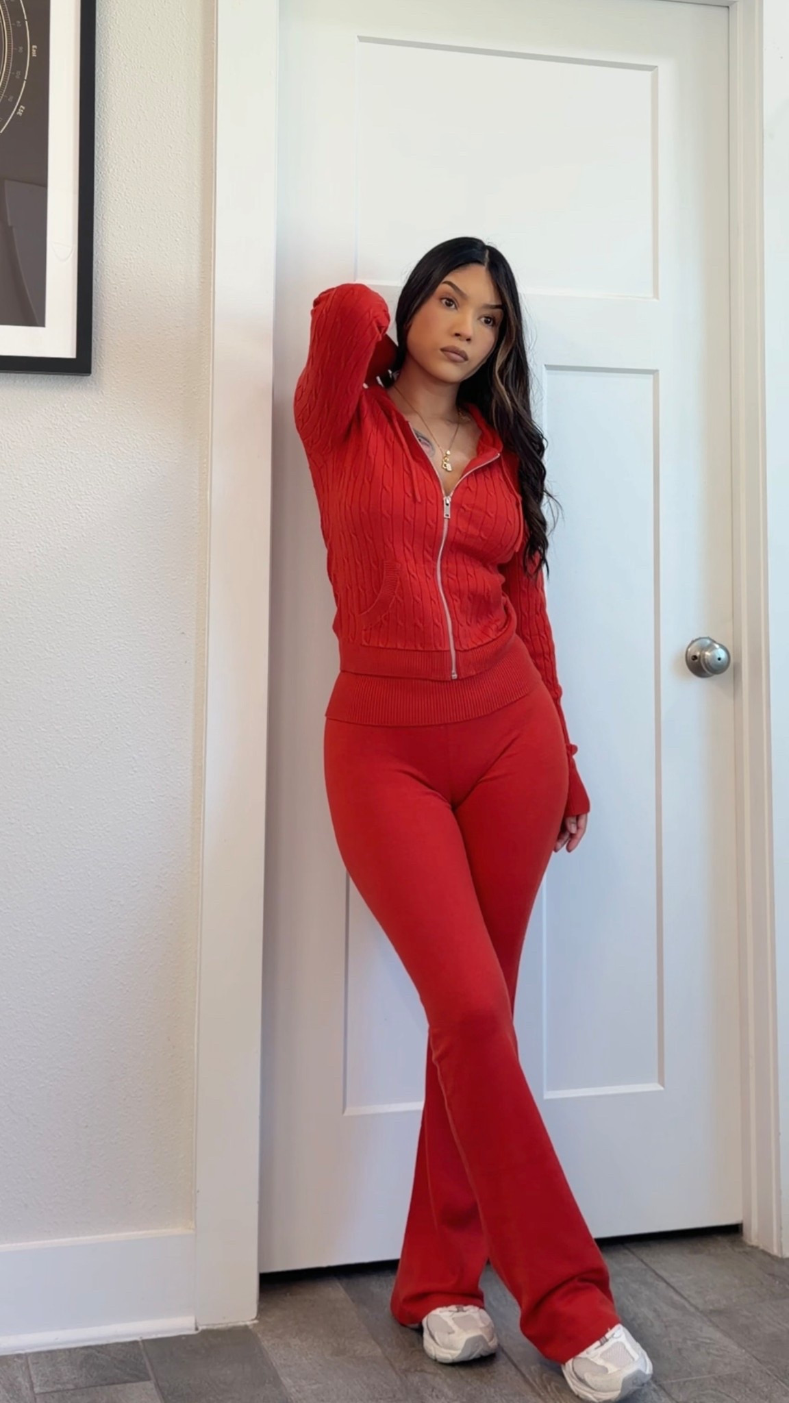 The red! 😍 wearing size XS! 
#pinkpartner #matchingset @vspink 

#LTKootd #LTKTravel